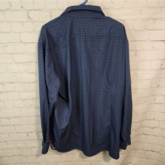Men's CON.STRUCT 4 Way Stretch "Slim-Fit" longsleeve button-down shirt, size XXL - Picture 3 of 3